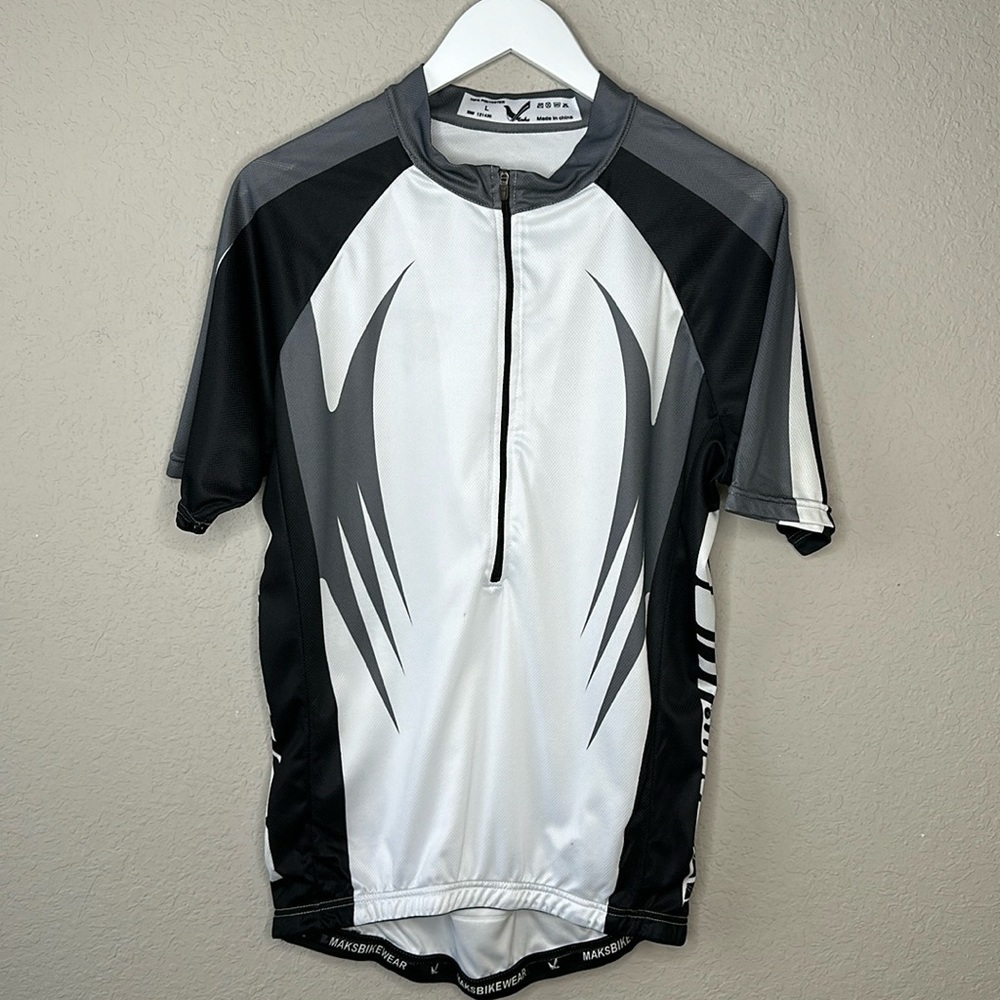 Maks Bike Wear Cycling‎ Shirt Size Large